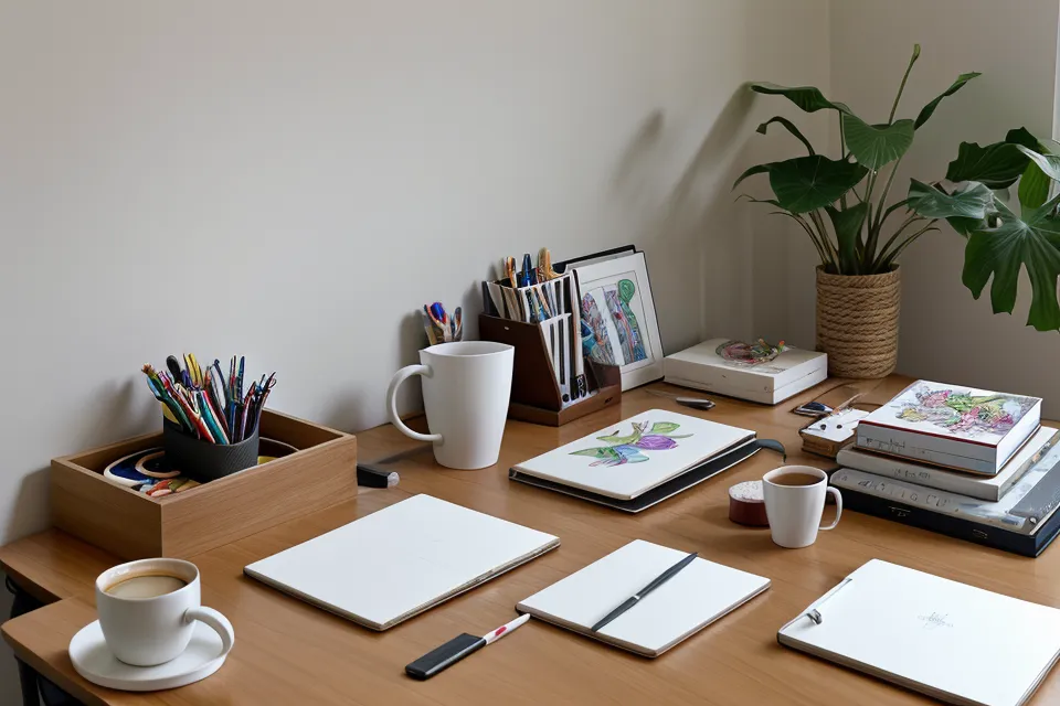 Espacio de trabajo digital organizado con una galería de Procreate limpia.