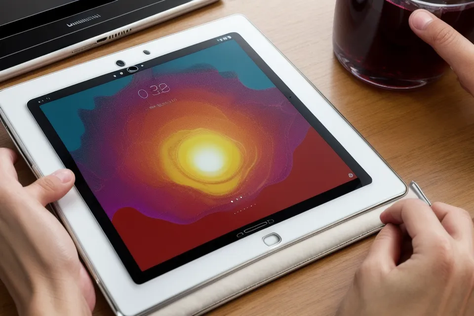 Primer plano de Apple Pencil ajustando nodos en la rejilla de curvas de Procreate.